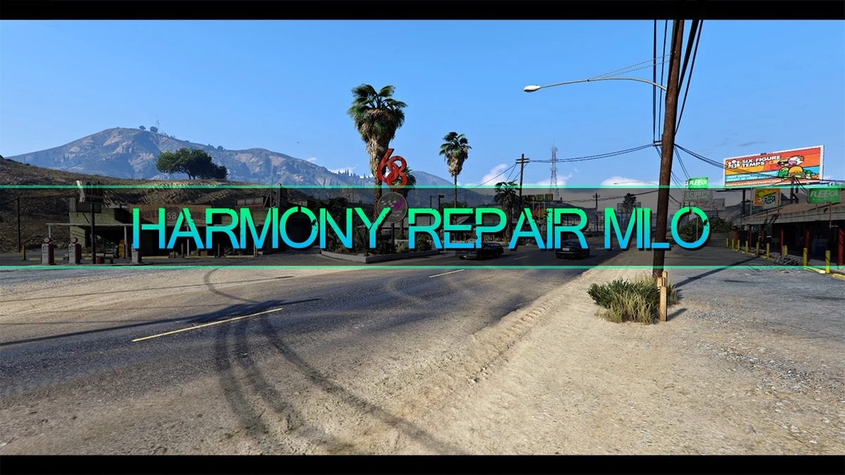 Harmony Repair MLO – Fully Open Source | Optimized FiveM Mechanic Shop Interior